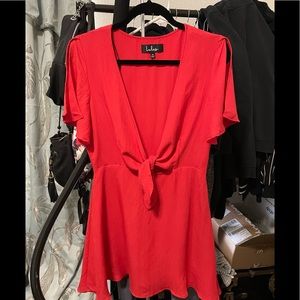 Lulus red dress